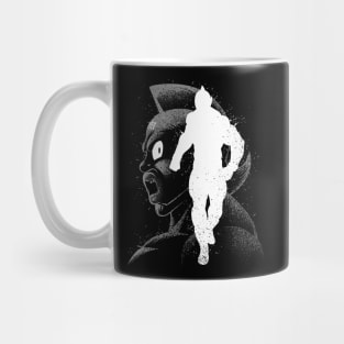 Inking wrestler Mug